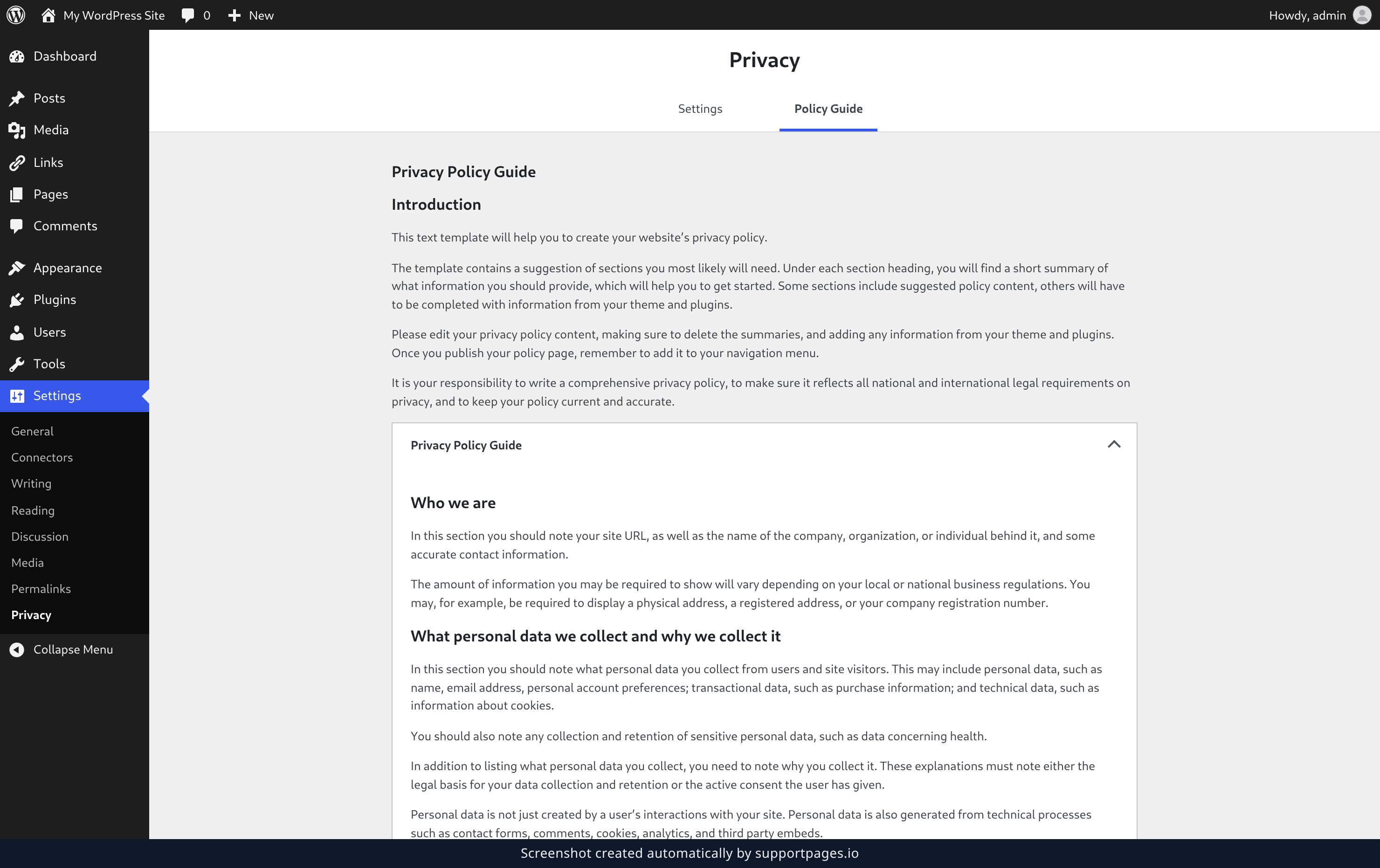 Read the Policy Guide illustration
