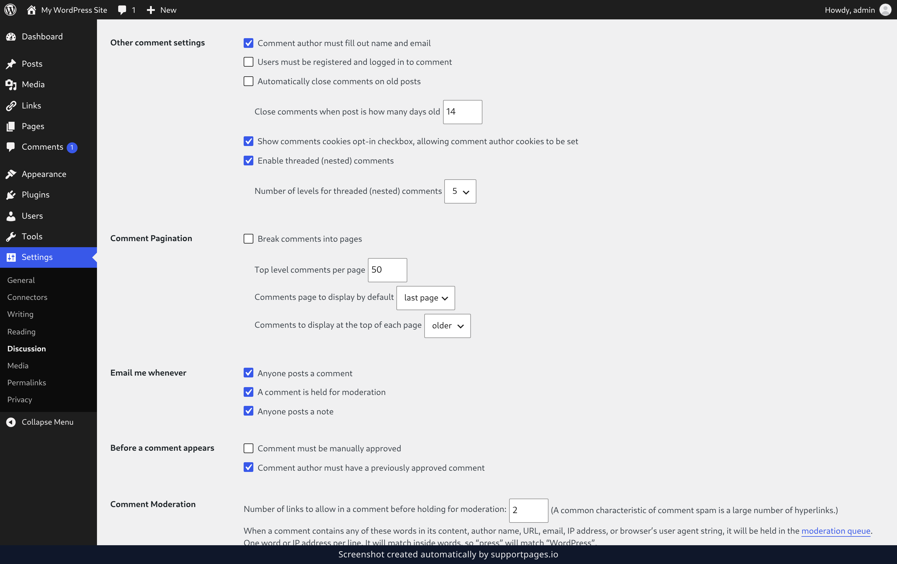 Choose which comment emails reach you illustration