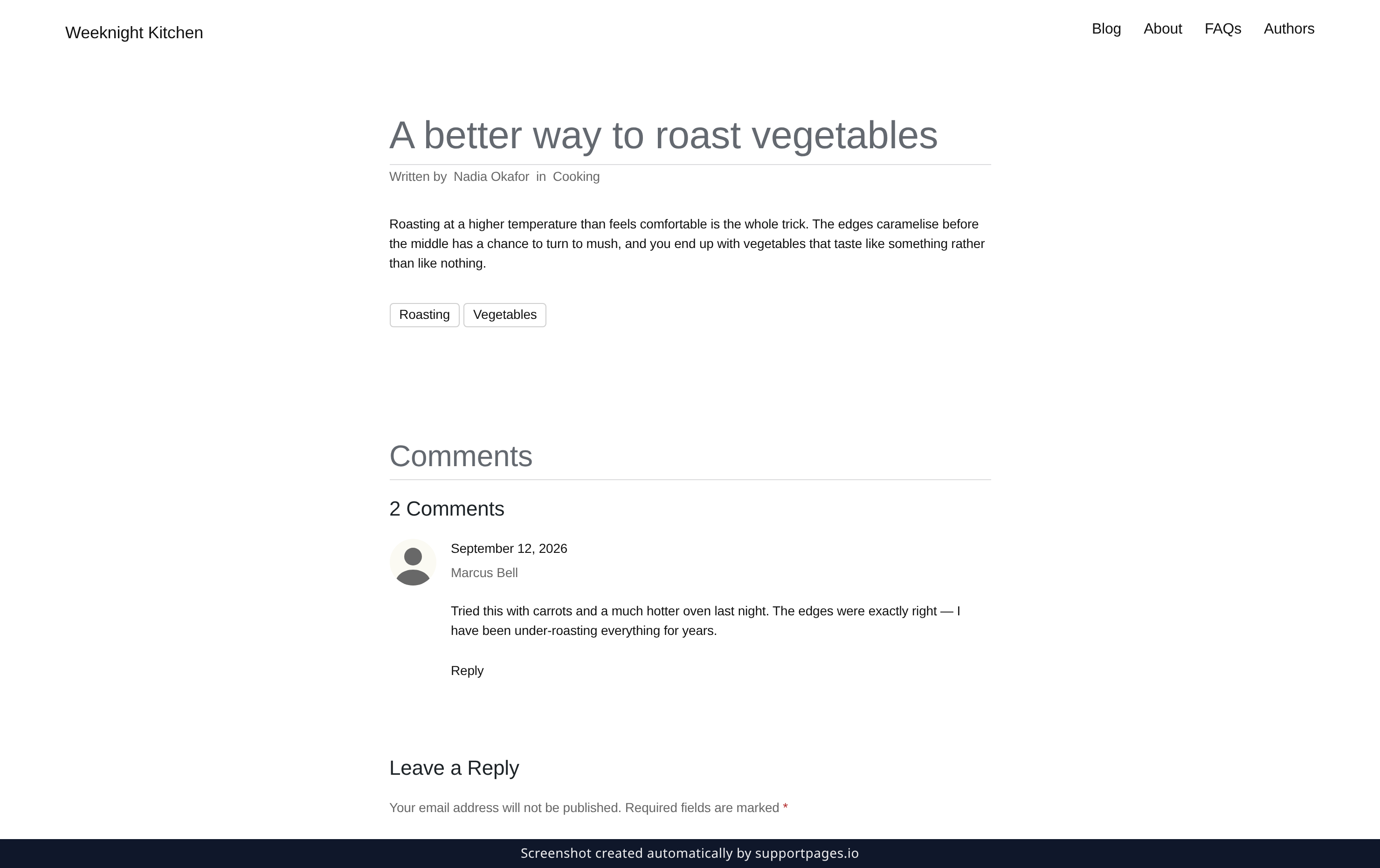 Find the comment form illustration
