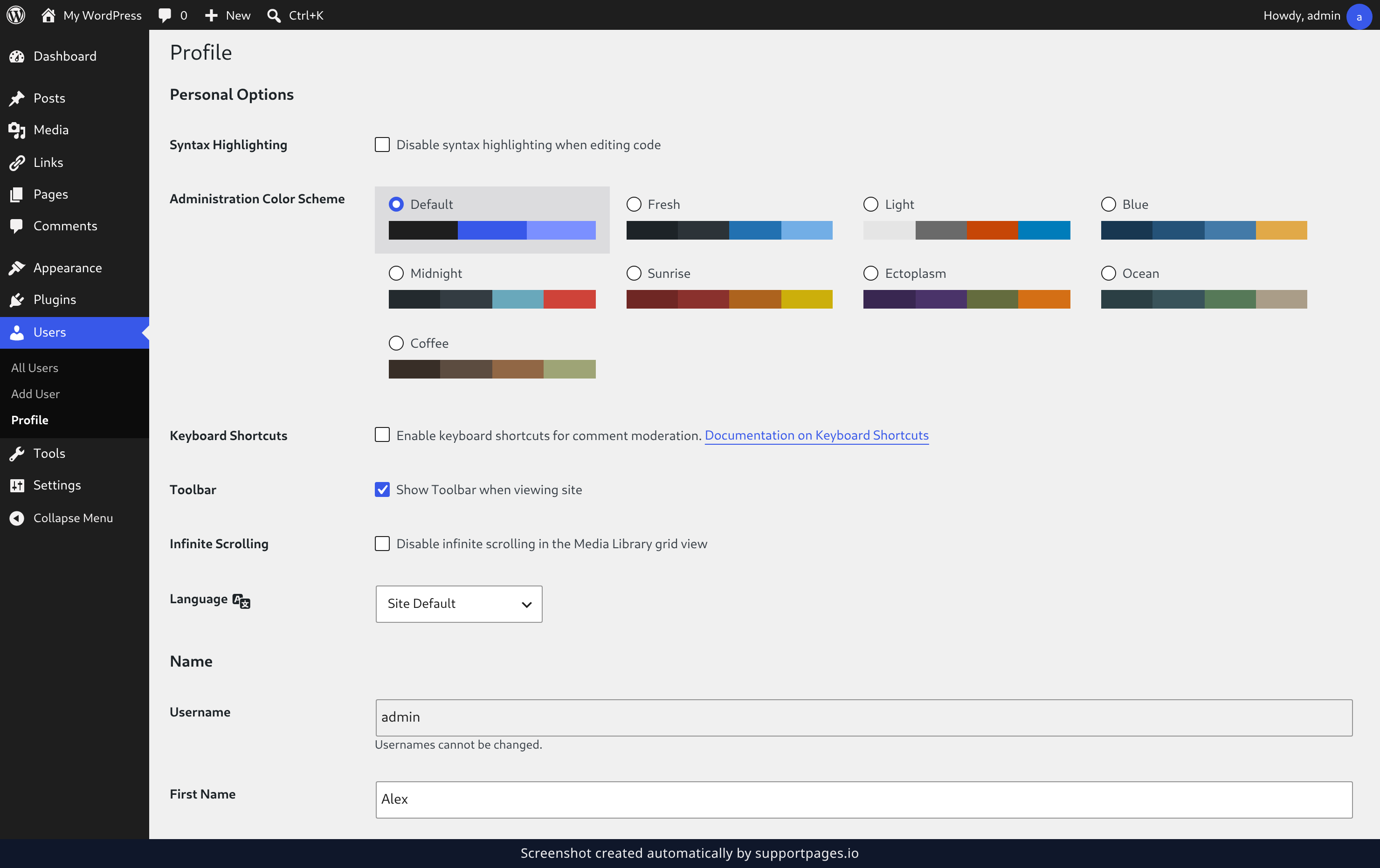 Open your profile illustration