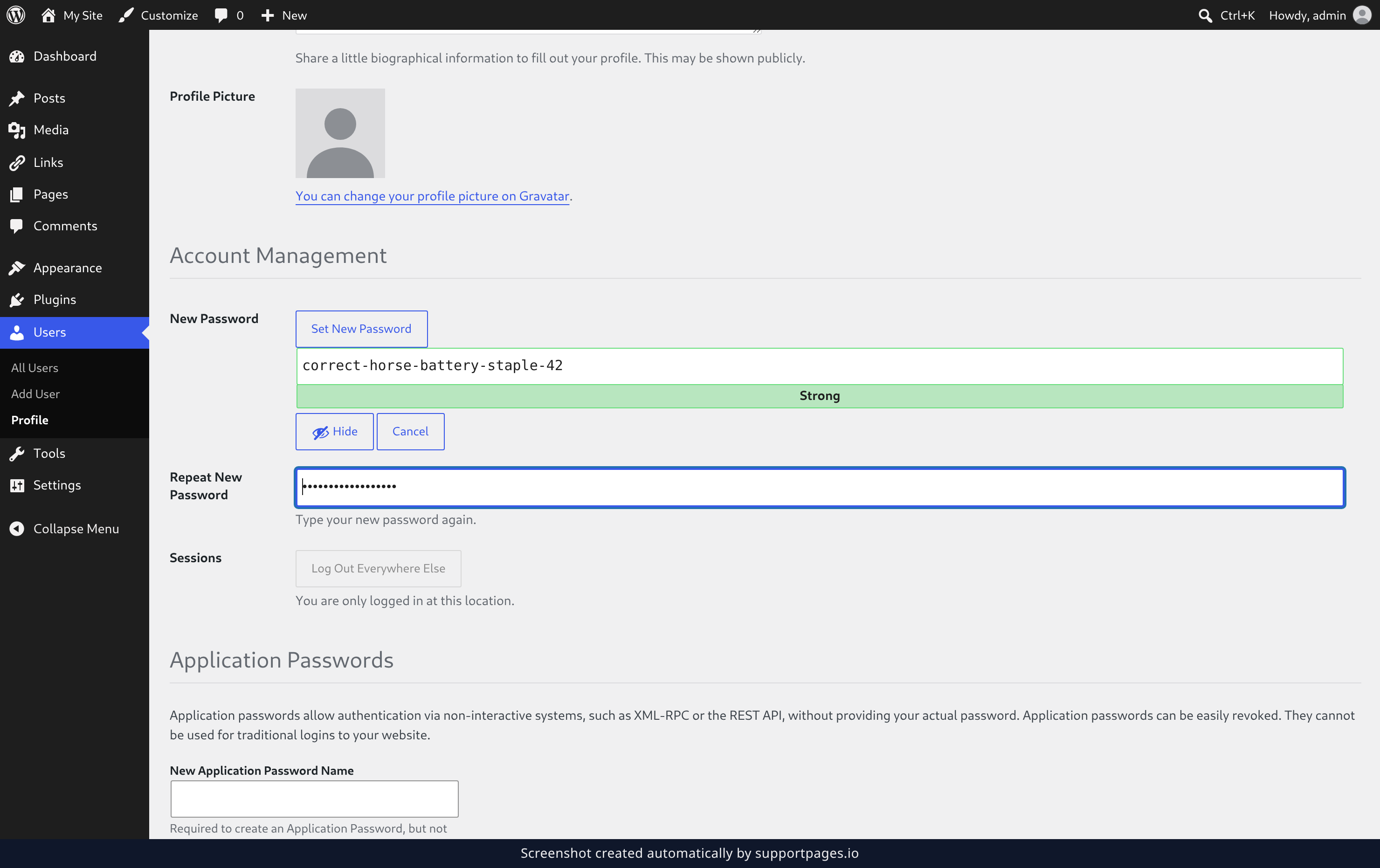 Set a new password illustration