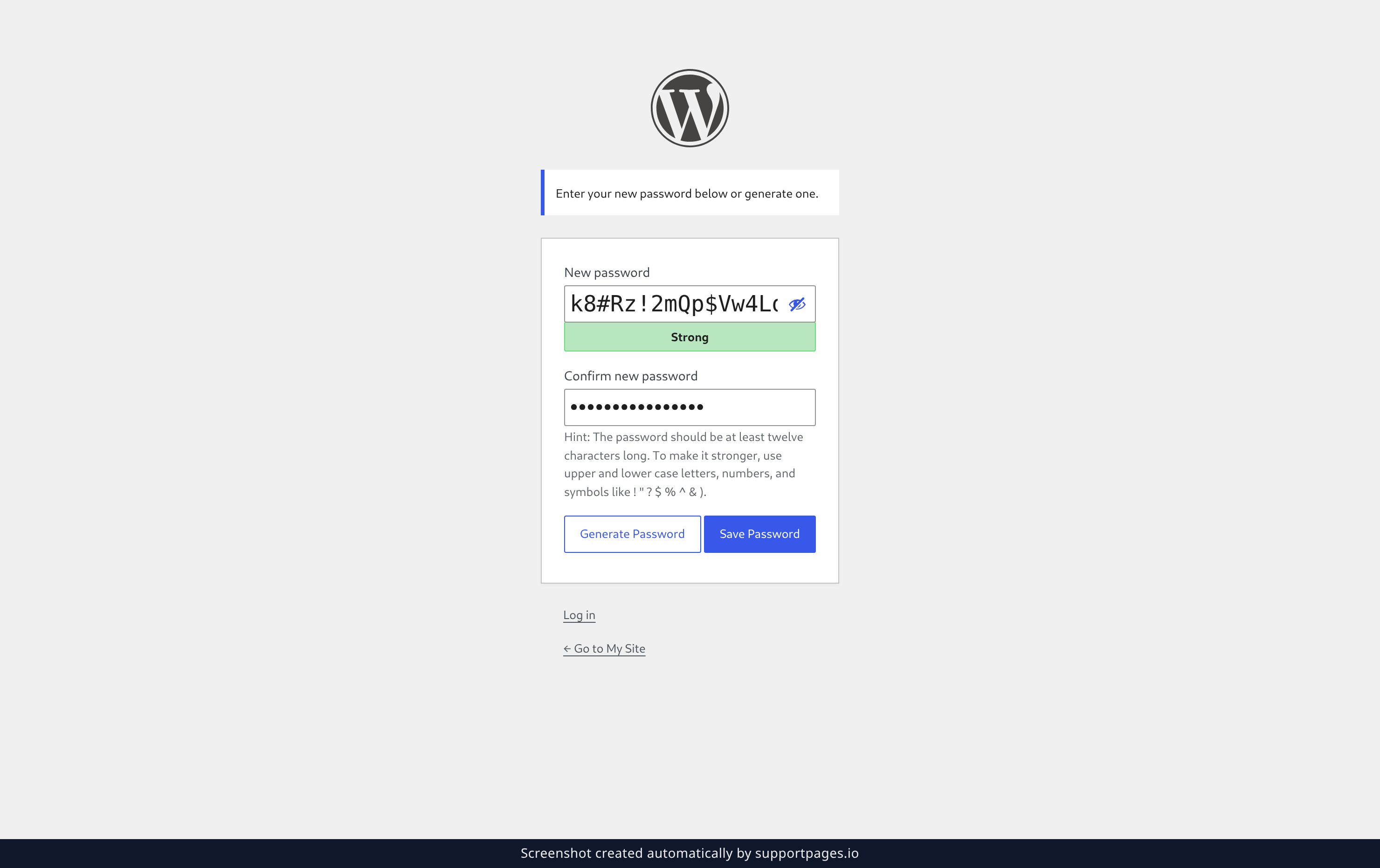 Set a new password illustration