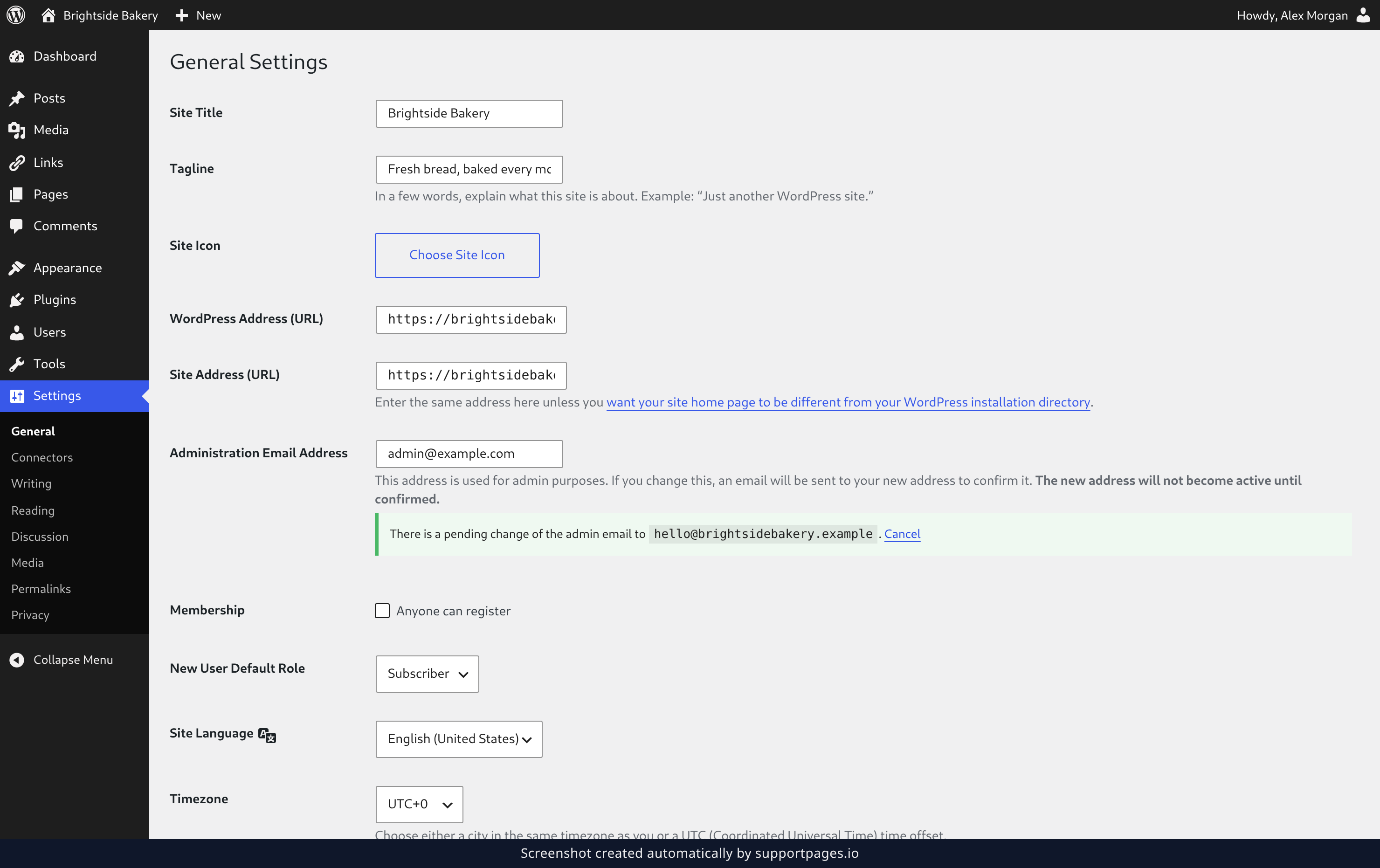 Start with the address your site sends from illustration