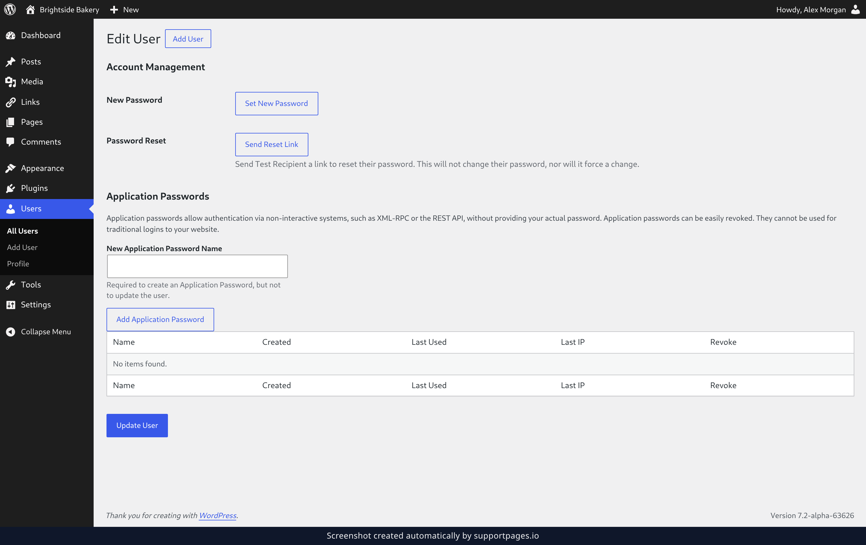 Test a password reset as well illustration