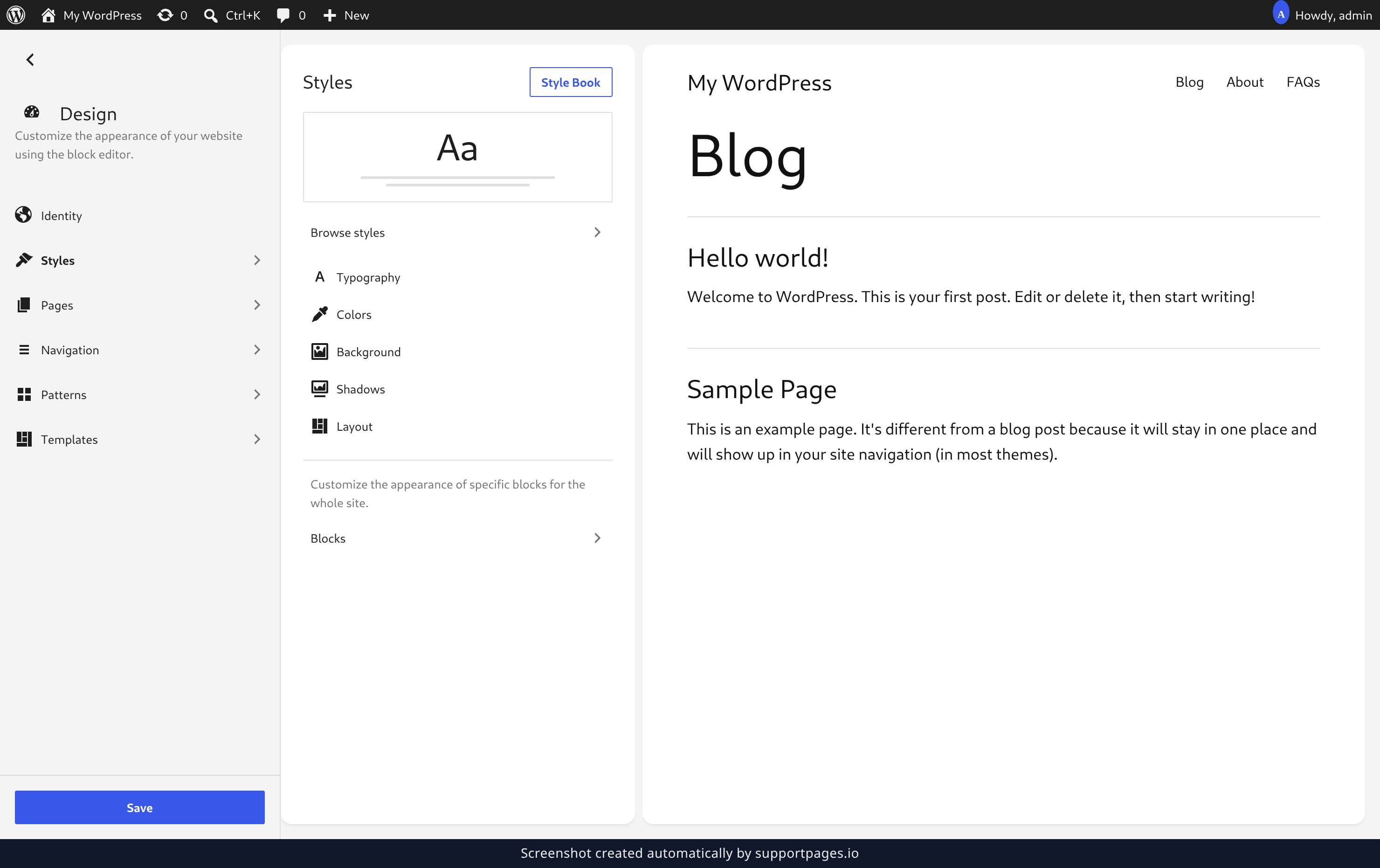 Change your site's colors and fonts illustration
